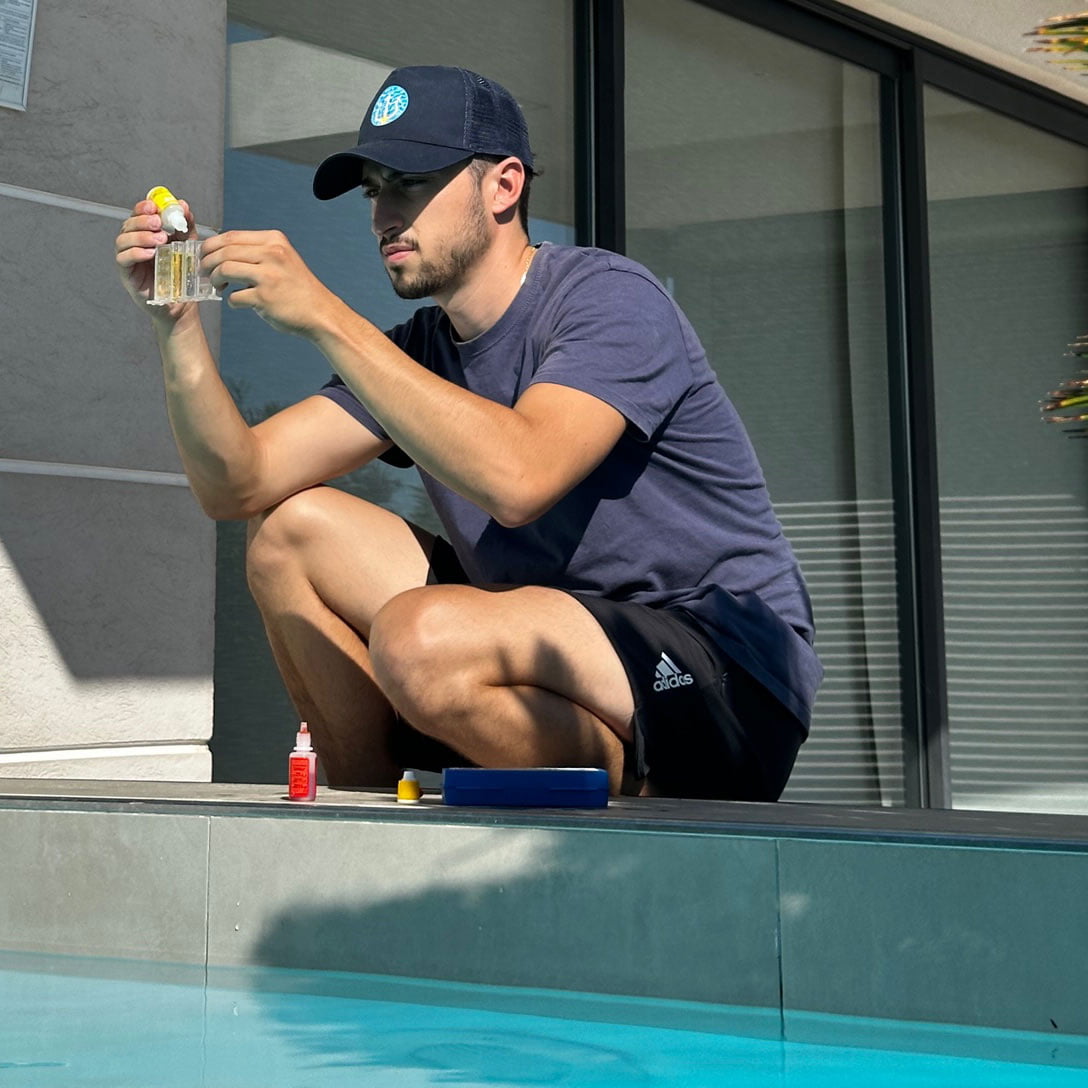 test eau Chlore piscine frejus saint raphael